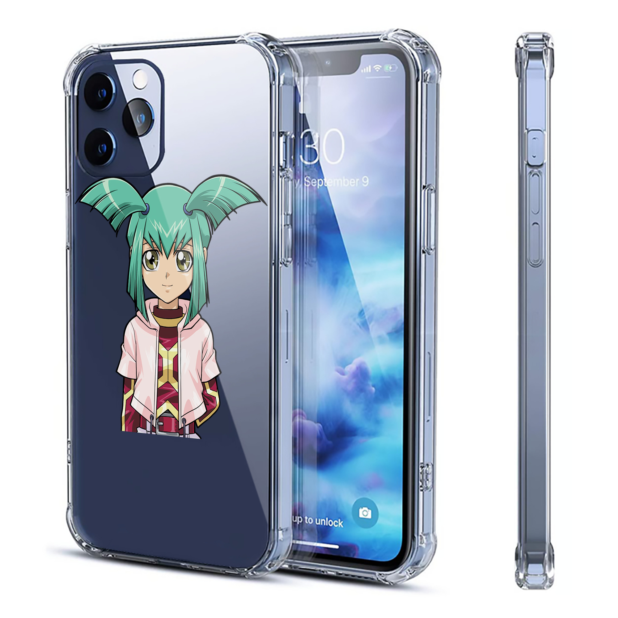 （画像用） 遊☆戯☆王 Yu-Gi-Oh! 【iPhone 12シリーズ対応】透明スマホケース（クリアソフトケース）